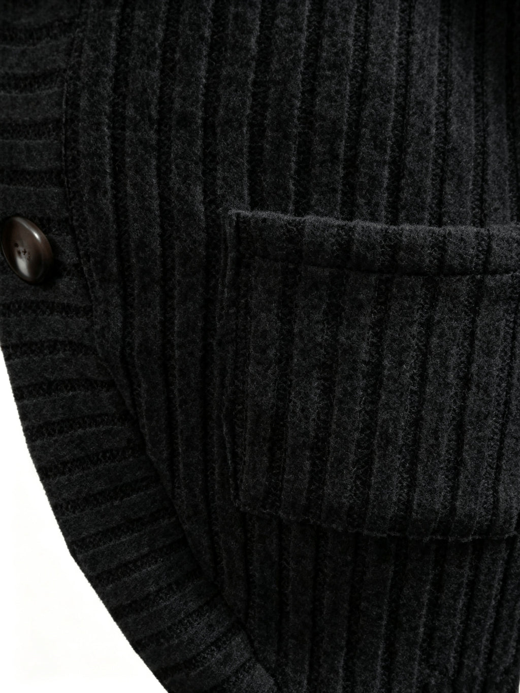 Women'S Casual Jacket, All-Season Elegant Long Sleeve Blazer - Black