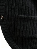 Women'S Casual Jacket, All-Season Elegant Long Sleeve Blazer - Black