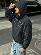 Men'S New Top Jacket All-Match Trendy Comfortable Outdoor Sports Travel High Street Fashion Easy Good-Looking Loose Jacket - Dark Gray