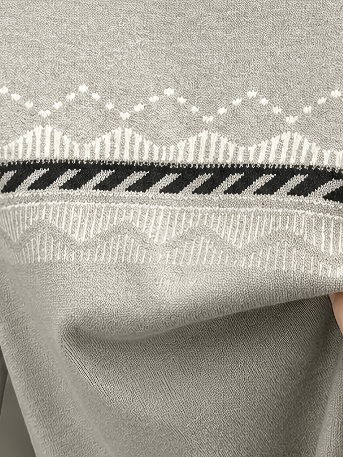 SENMEIGUO Autumn And Winter New Soft Glutinous Sweater Knitted Sweater Trendy Brand Interwoven Youth Loose Color-Blocked Hoodie Thread Coat - Khaki