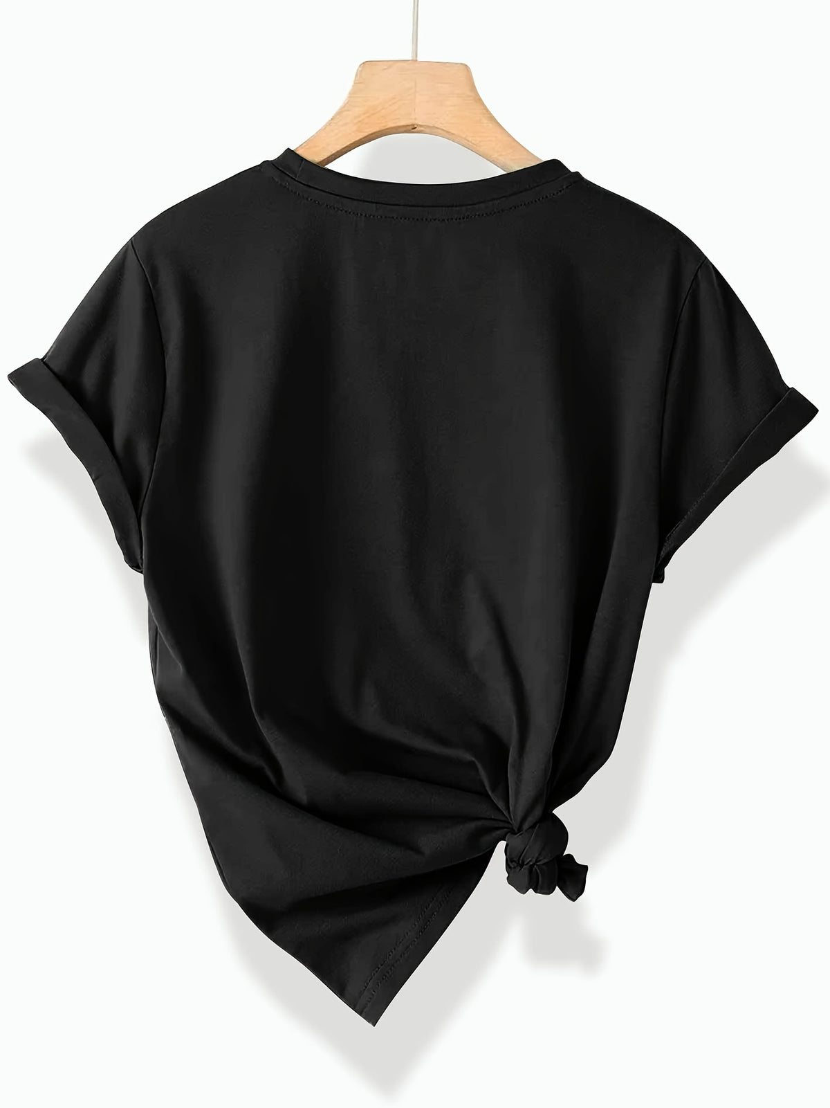 Smiling Letter Small Flower Series 3pcs Mixed Pack, Family Pack, Sisters Pack, Printed Fashion Vintage Style Women's Summer Casual Sporty Style Round Neck Short Sleeve T-Shirt, Multiple Colors Available, Sizes S-XXL - Mixed Color 15