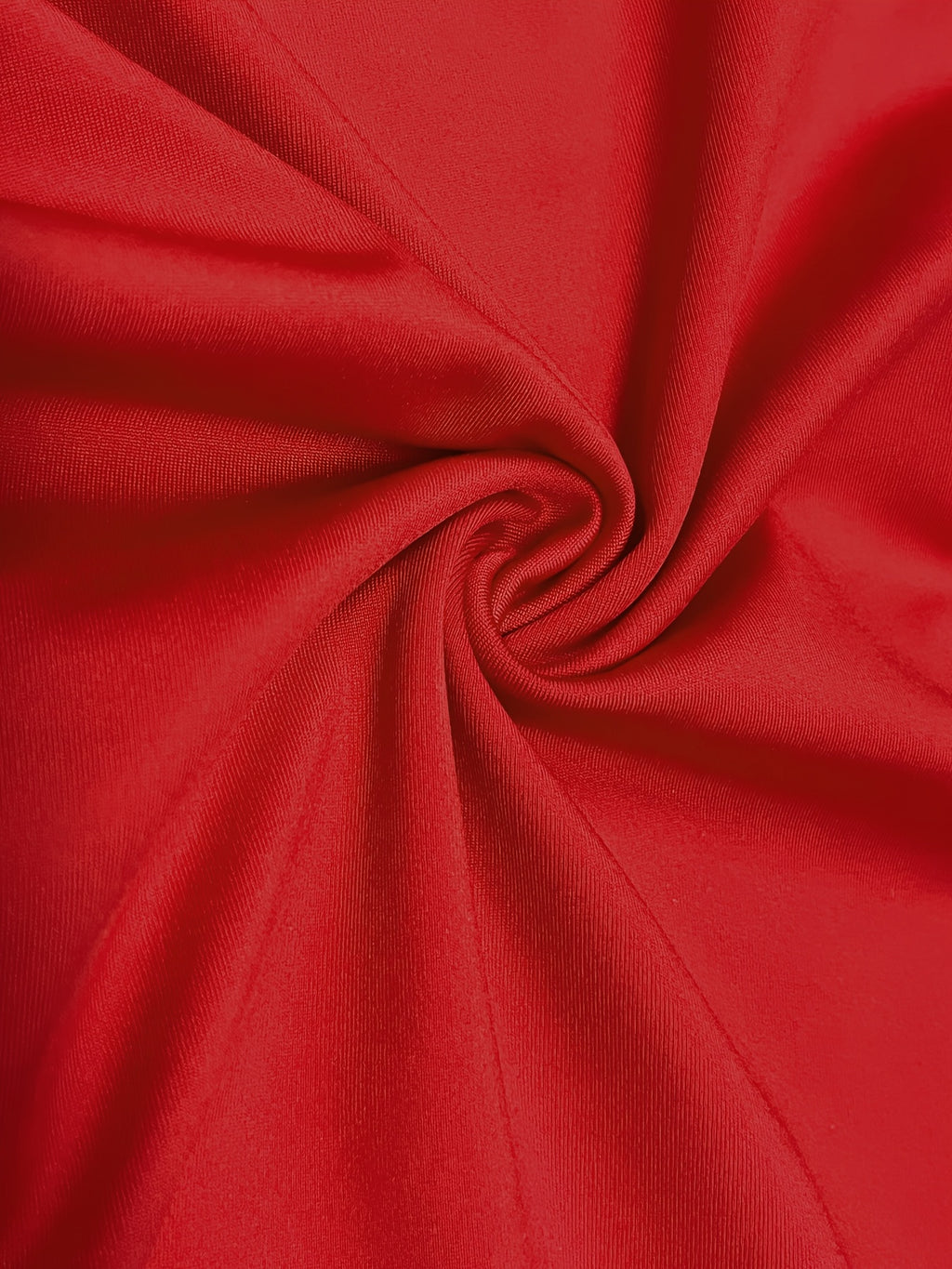 Solid Side-Slit Sexy Hip-Hugging Skirt - Red
