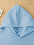 RUEPEI A Women'S Comfortable Thickened Fleece Hoodie, Machine Washable - Suitable for And Casual Wear, Ideal for Hoodies - Light Blue