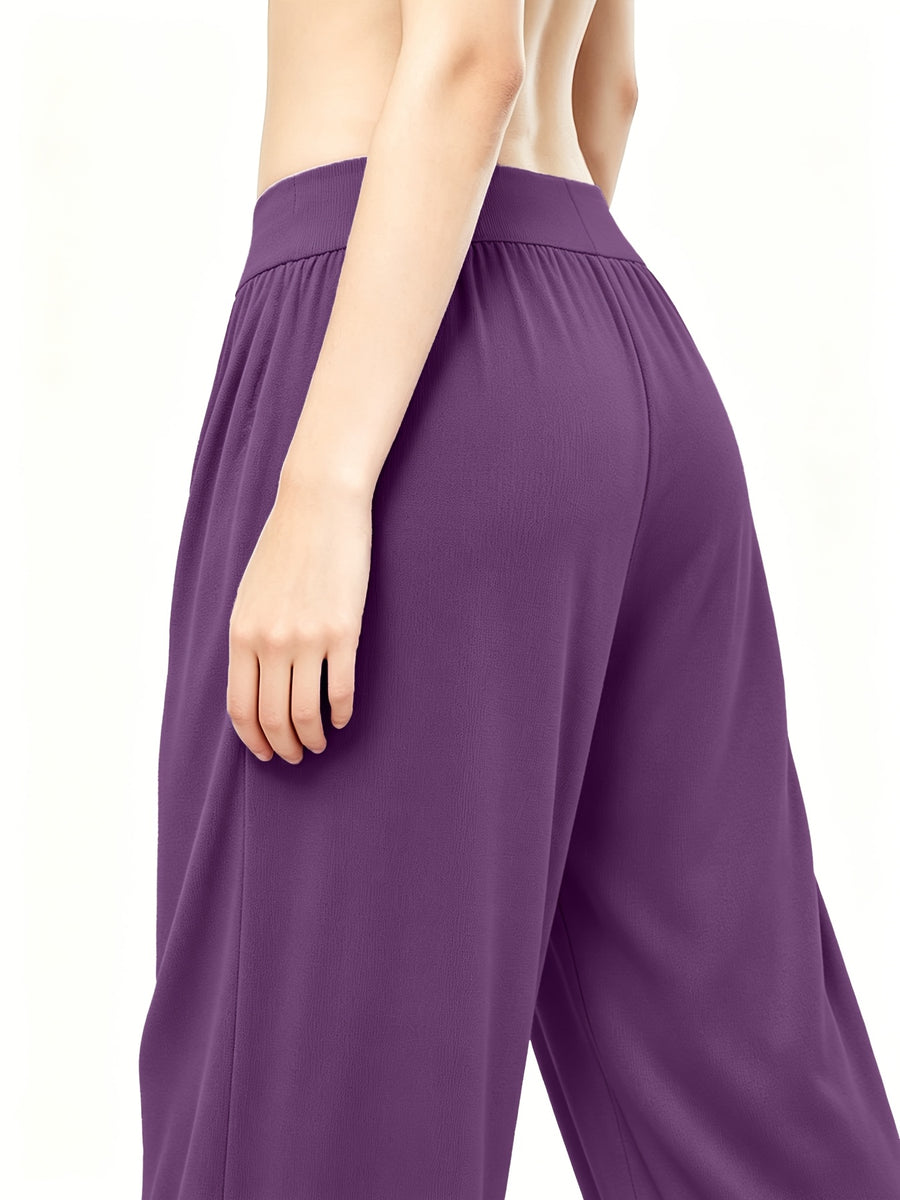 Popular Loose-Fit Casual Pants, Comfortable Women's Clothing - Purple