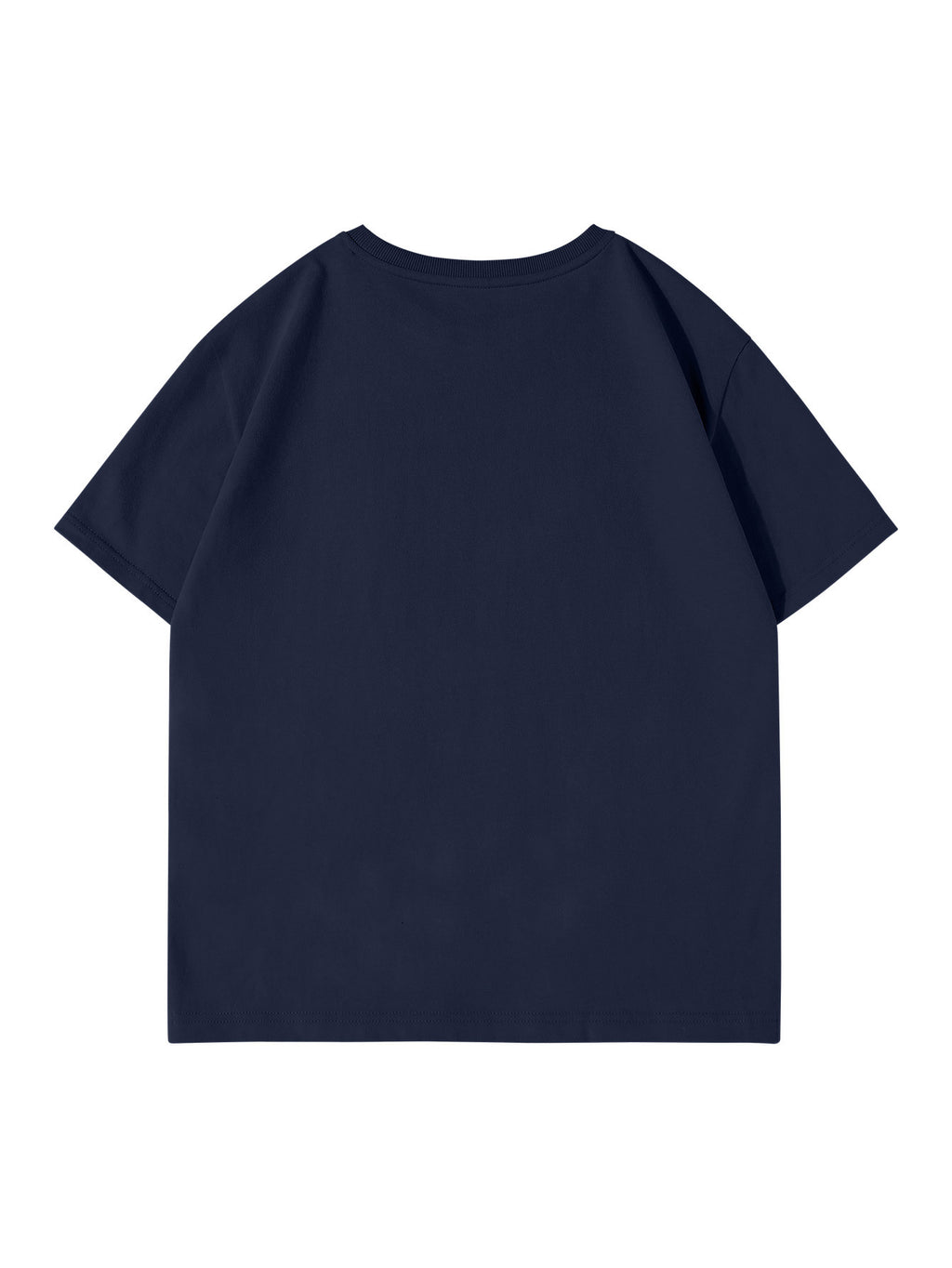 JEANSWEST Men'S Summer 100% Athletic Casual Short Sleeve T-Shirt, Loose Fit - Purplish Blue