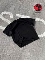 2026 Men'S Spring/Summer Letter Pattern Terry Cloth Embroidery Loose Crew Neck Short Sleeve T-Shirt, Casual Hip Hop Street Style, Unisex Loose Top, Multiple Colors Available, Couple Style - Black-0591