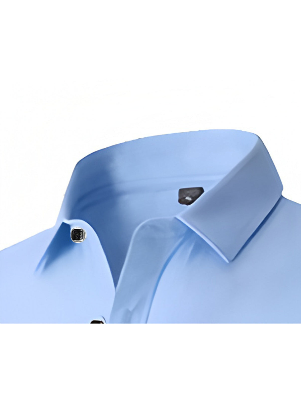 2 Men'S Spring And Autumn Fashion Long-Sleeve Printed Shirts, Casual, Breathable, High-Quality, Anti-Wrinkle Shirts, Suitable for Business And Office Wear - Blue+Gray