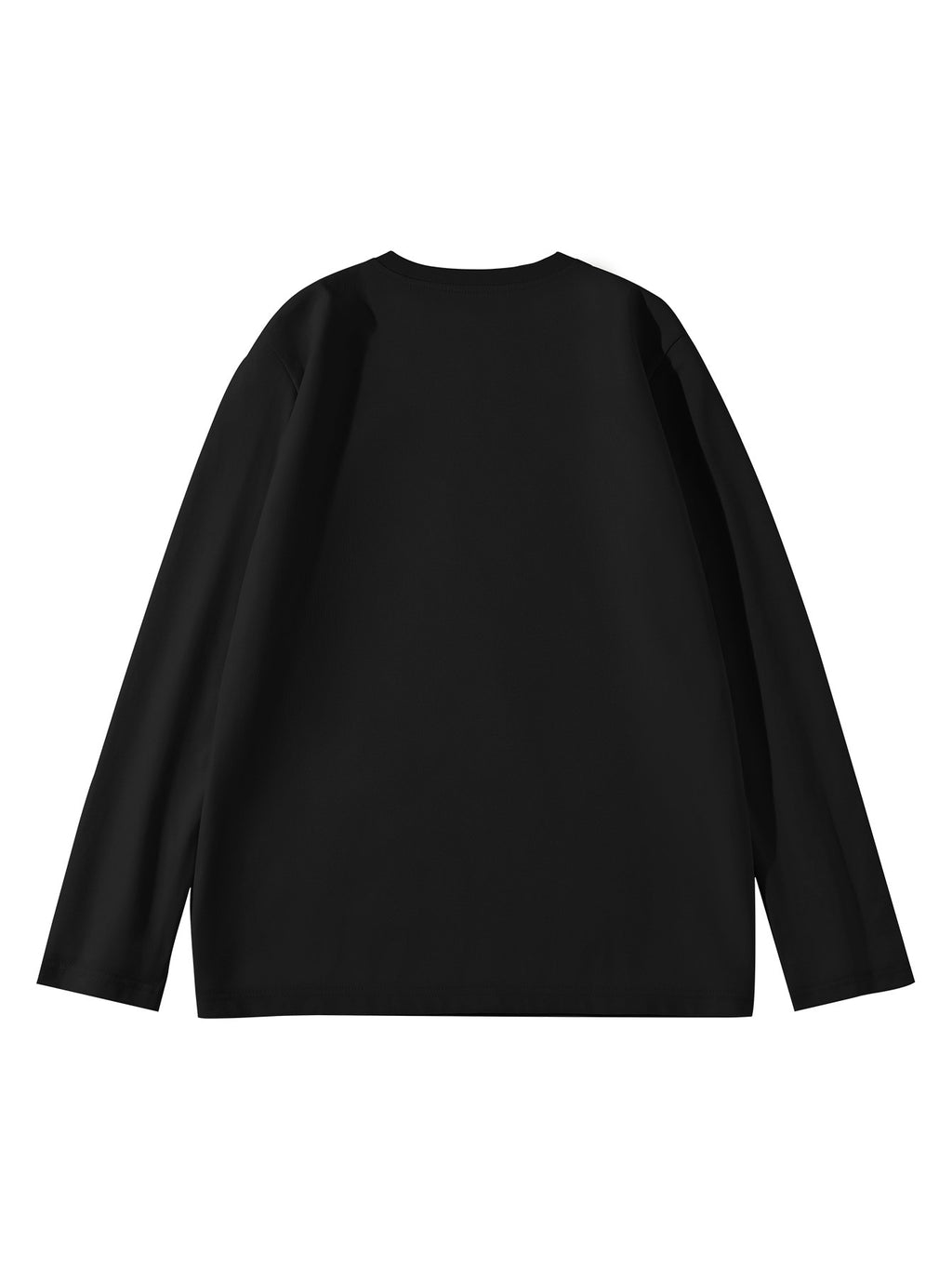 Mùshān Snow Selected Paul Frank Pure Breathable Spring And Autumn Men'S Long Sleeve T-Shirt - Black