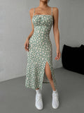 This Women'S Sexy Printed Off-Shoulder Long Dress Is Perfect for Vacations, Parties, And Formal Events. Made from Fabric, It Is Suitable for All Seasons And Formal Occasions - Mixed colors