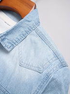 Men's Denim Shirt - Light Washed Blue