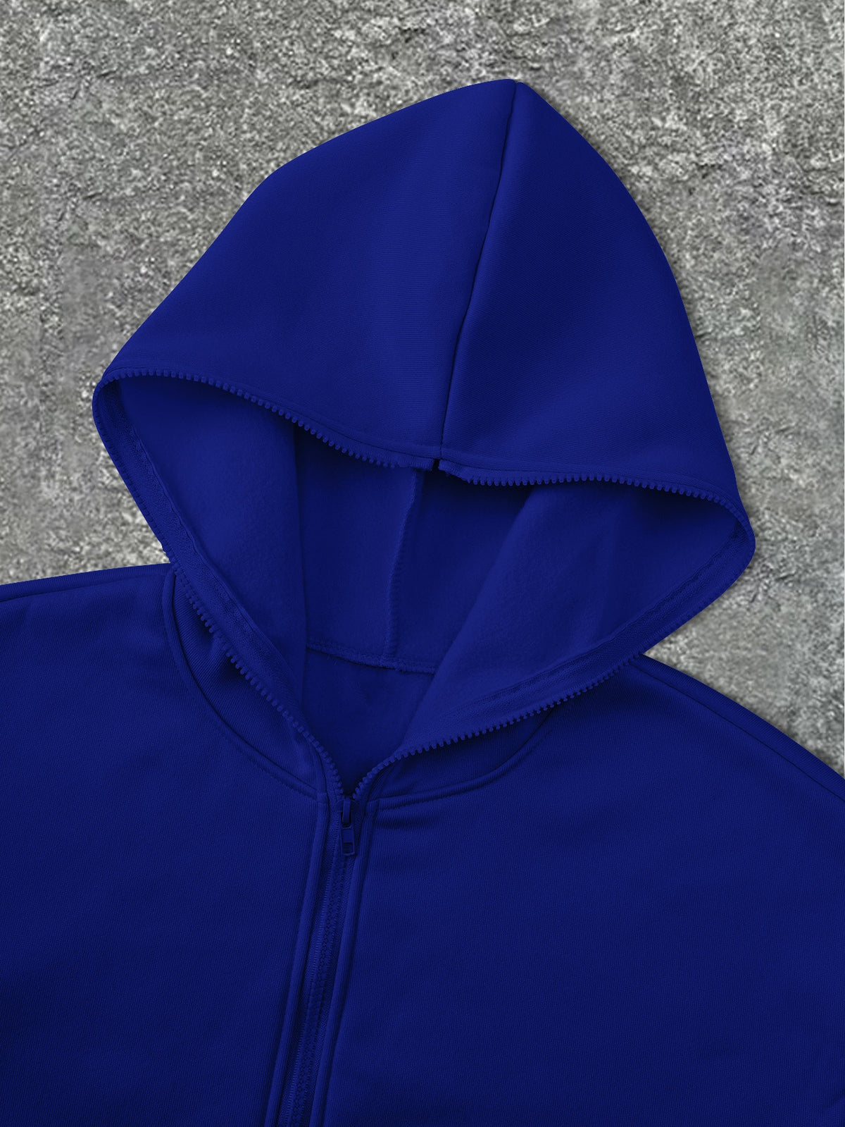Warner Bros Official Casual Full-Zip Hooded Cardigan Sweatshirt with Kangaroo Pocket, Ribbed Cuffs and Hem, Loose Drop Shoulder Unisex Streetwear Versatile Outerwear for Autumn/Winter Daily Street Trend Long-Sleeve Hoodie - Blue