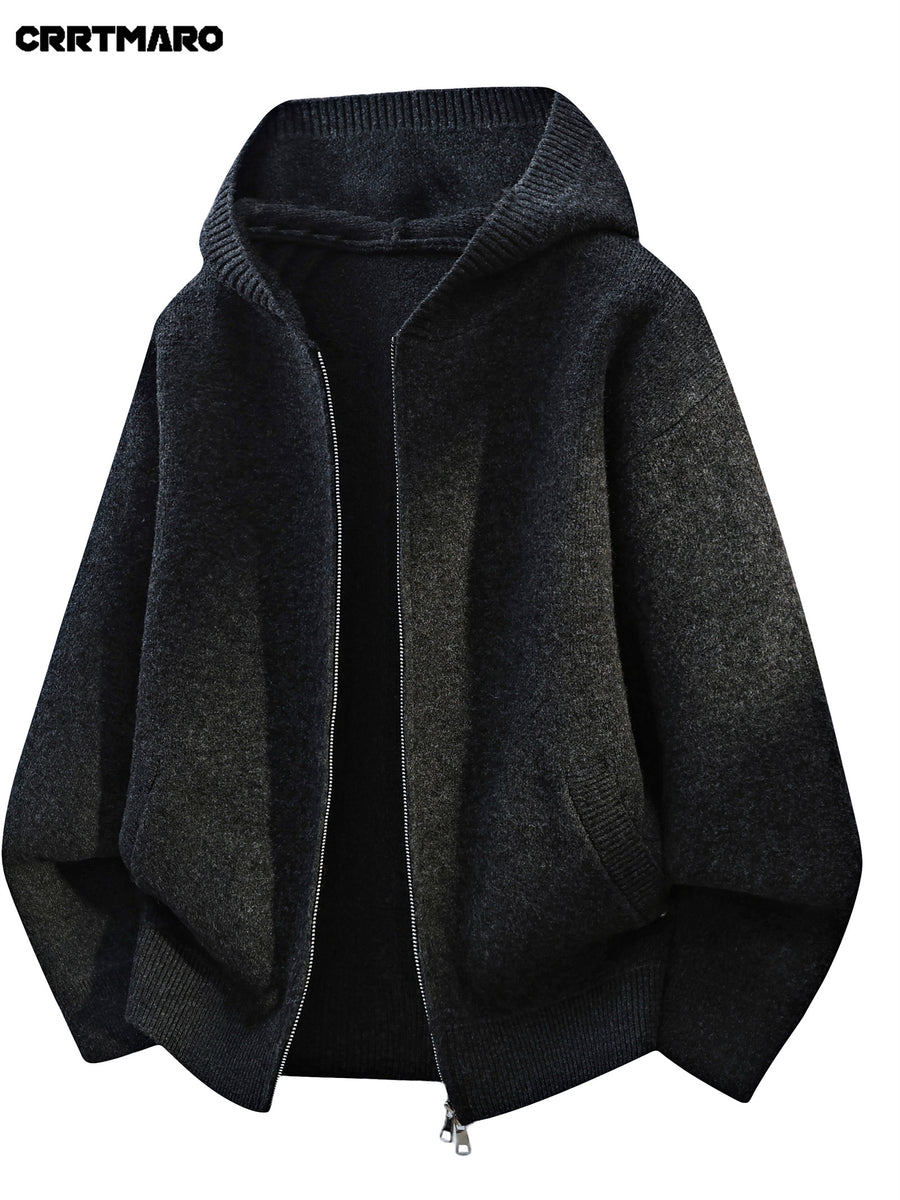 Men's Pullover Sweater, Warm Long Sleeve Casual Top for Fall and Winter Winter Clothes for Men - Black