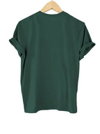 Spring/Summer Women's T-Shirt, Basic Short-Sleeve T-Shirt for Daily Wear - 1 - Deep Green