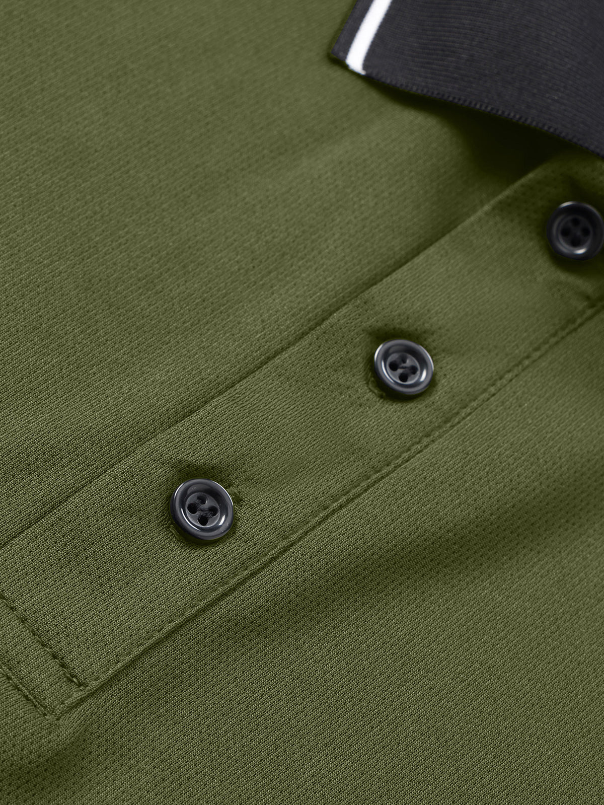 3pcs Men's Long-Sleeve Polo Shirt Set, Golf Business Casual Sport Lapel Top, Multiple Colors Available, Spring/Autumn Base Layer, Solid Color Simple Style, Breathable, Wrinkle-Resistant, and Easy-Care Top - Army Green-Navy Blue-Wine Red