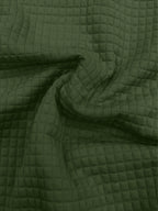 NO RISK NO STORY Men's Waffle Knit Short Sleeve Hoodie Top, Comfortable Printed Drawstring Sweatshirt T-Shirt with Pocket, Summer Casual Fashion Men's Apparel, Suitable for Outings and Home Wear, Suitable for Daily and Formal Wear, Summer Fashion - Olive Green