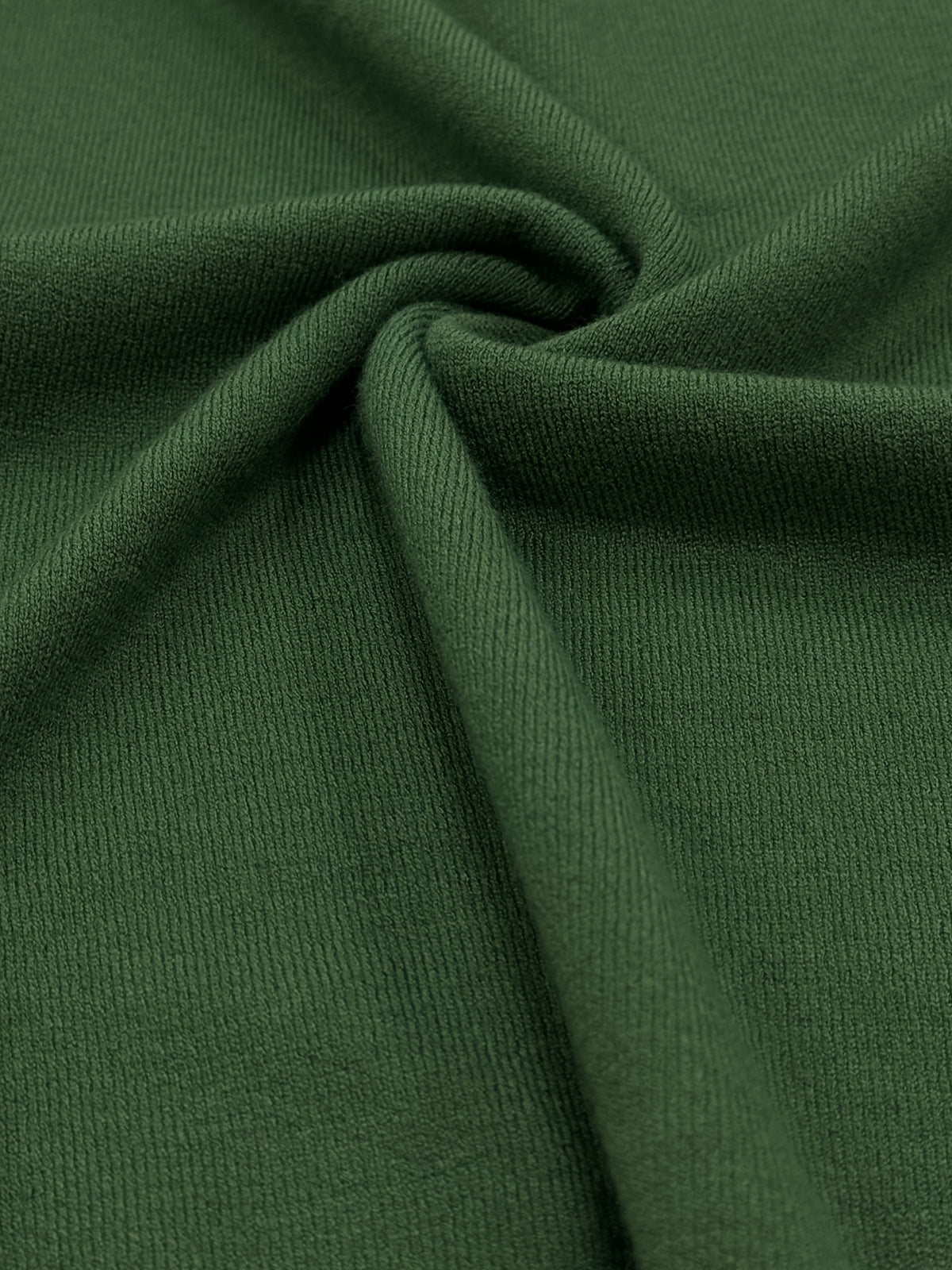 Fine Round Neck Mid-Sleeve Sweater Women'S Spring Autumn New Vintage Elegant Top Short Sleeve Base Layer - Green