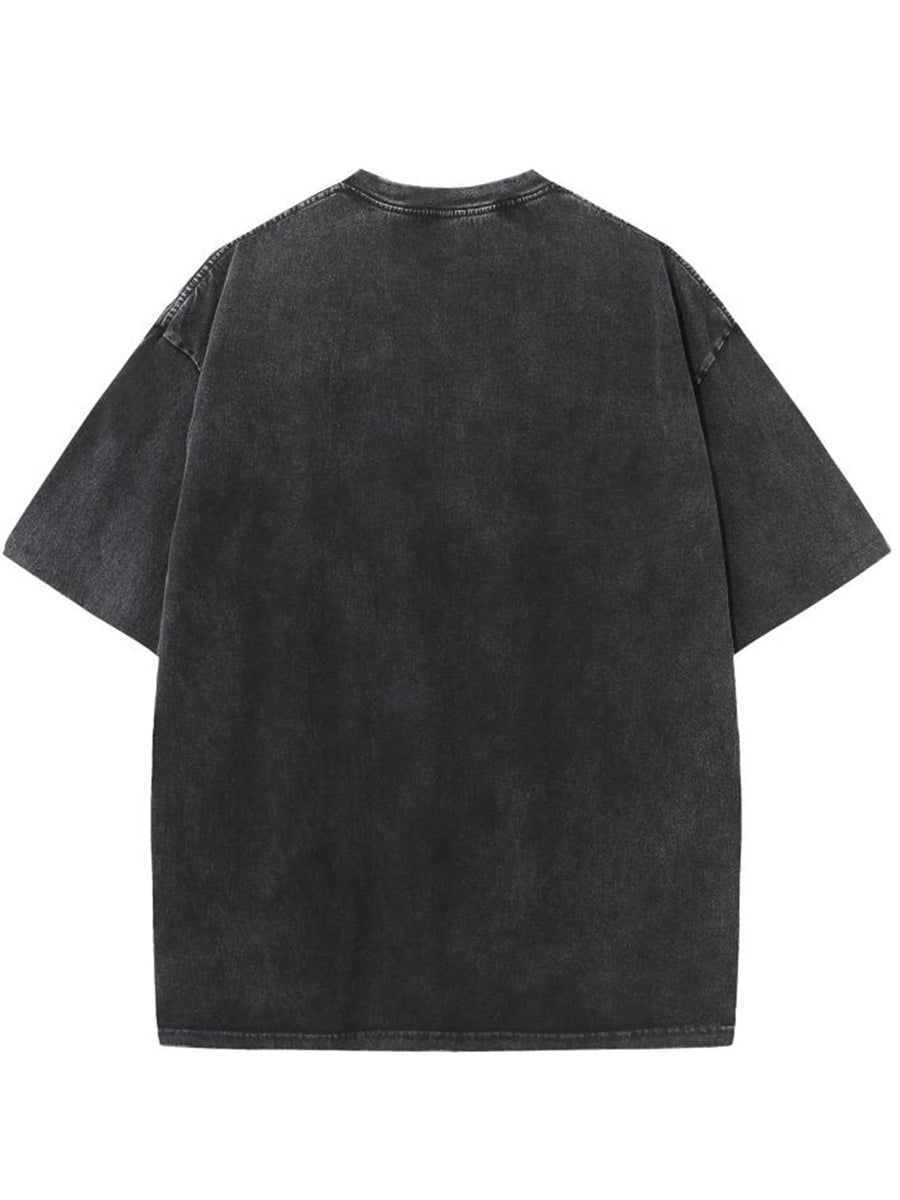 Men'S Loose DC Crossover T-Shirt "Batman And Superman Logo", Men'S 100% Washed Casual Comfortable All-Match Loose Summer Short Sleeve T-Shirt, Suitable for Outdoor Wear, Gym, Office, And Daily Fashion - Black