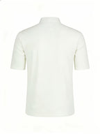 Men's Solid Color Patchwork T-Shirt, Simple and Elegant with a Vintage Button Design, Comfortable to Wear. Suitable for Spring, Summer, Home, Outings, and Travel Occasions, Showcasing a New Casual and Business Style - White