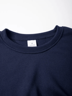 Men's Casual Style, Men's Crewneck Sweatshirt, Boston Black And Golden Property Of Print, Polyester Fiber, Suitable for Men Daily Wear And Sports Scenes - Navy Color