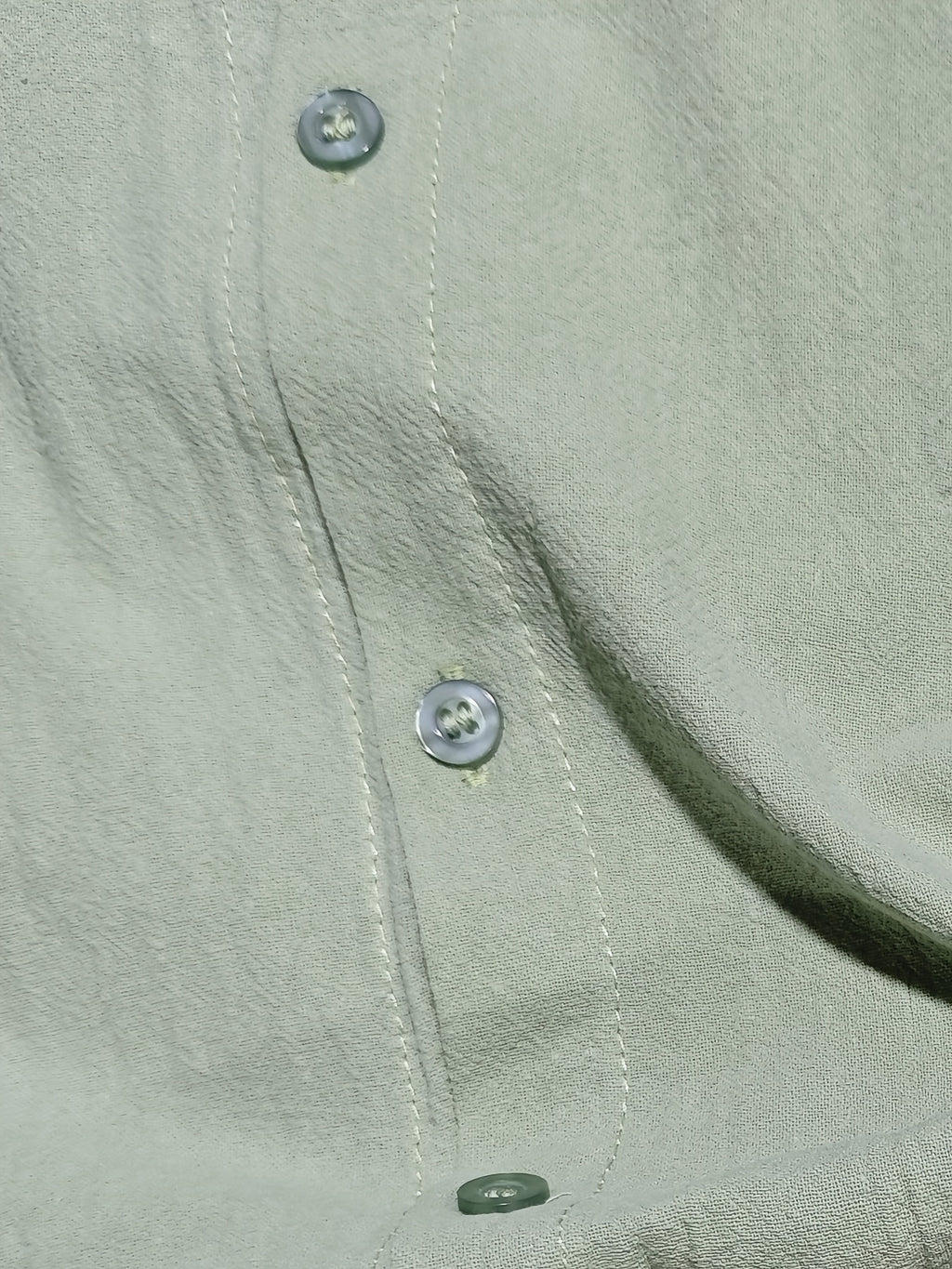 Casual Men's Pure-color Long-sleeved Shirt, a Classic and Versatile Button-up Cardigan, Skin-friendly, Breathable, and of Good Texture. Available in Multiple Colors, It Is the First Choice for Daily Commuting, Shopping, and Going Out. - Olive Green