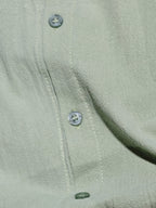 Casual Men's Pure-color Long-sleeved Shirt, a Classic and Versatile Button-up Cardigan, Skin-friendly, Breathable, and of Good Texture. Available in Multiple Colors, It Is the First Choice for Daily Commuting, Shopping, and Going Out. - Olive Green