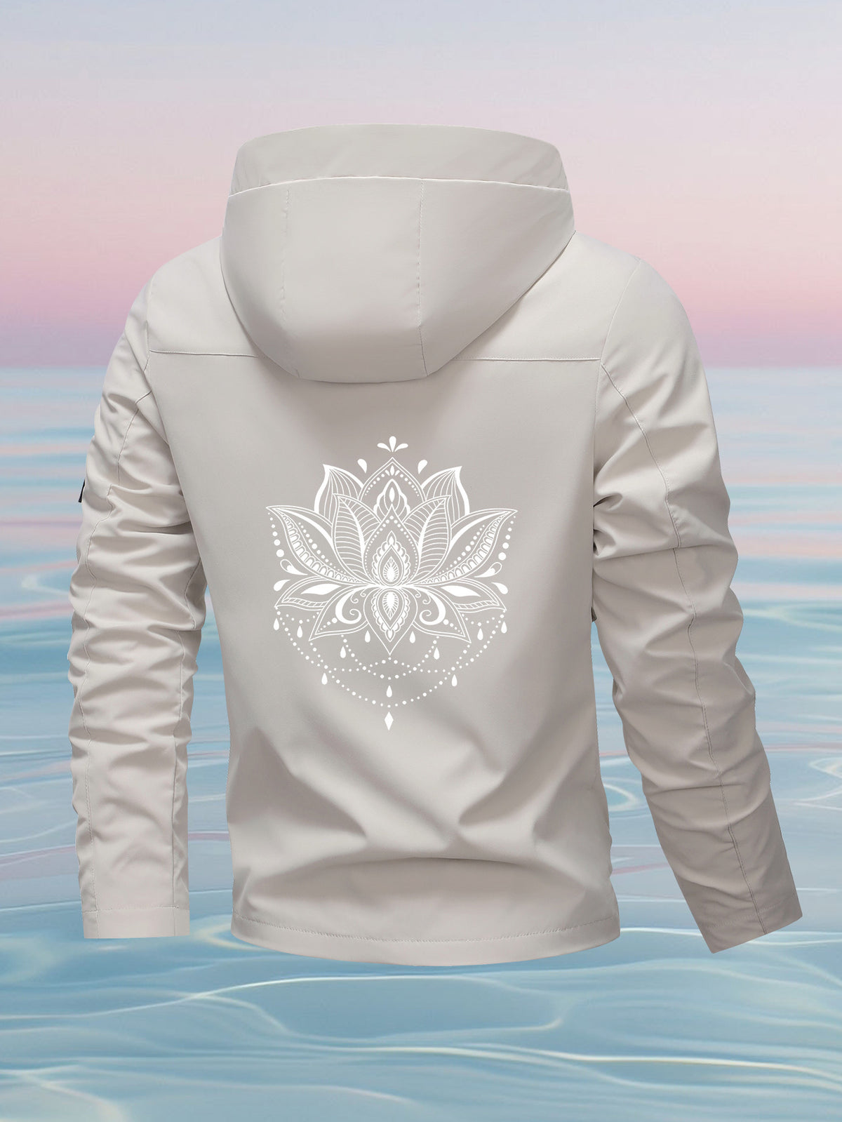 Women'S Windproof Jacket, Lightweight Windproof Warm Women'S Shell Jacket, Long Sleeve Zipper Pocket Hooded Shell Jacket, All-Season Outdoor Casual Women'S Zipper Sweatshirt Top Coat, Suitable As a Gift for Women - Apricot