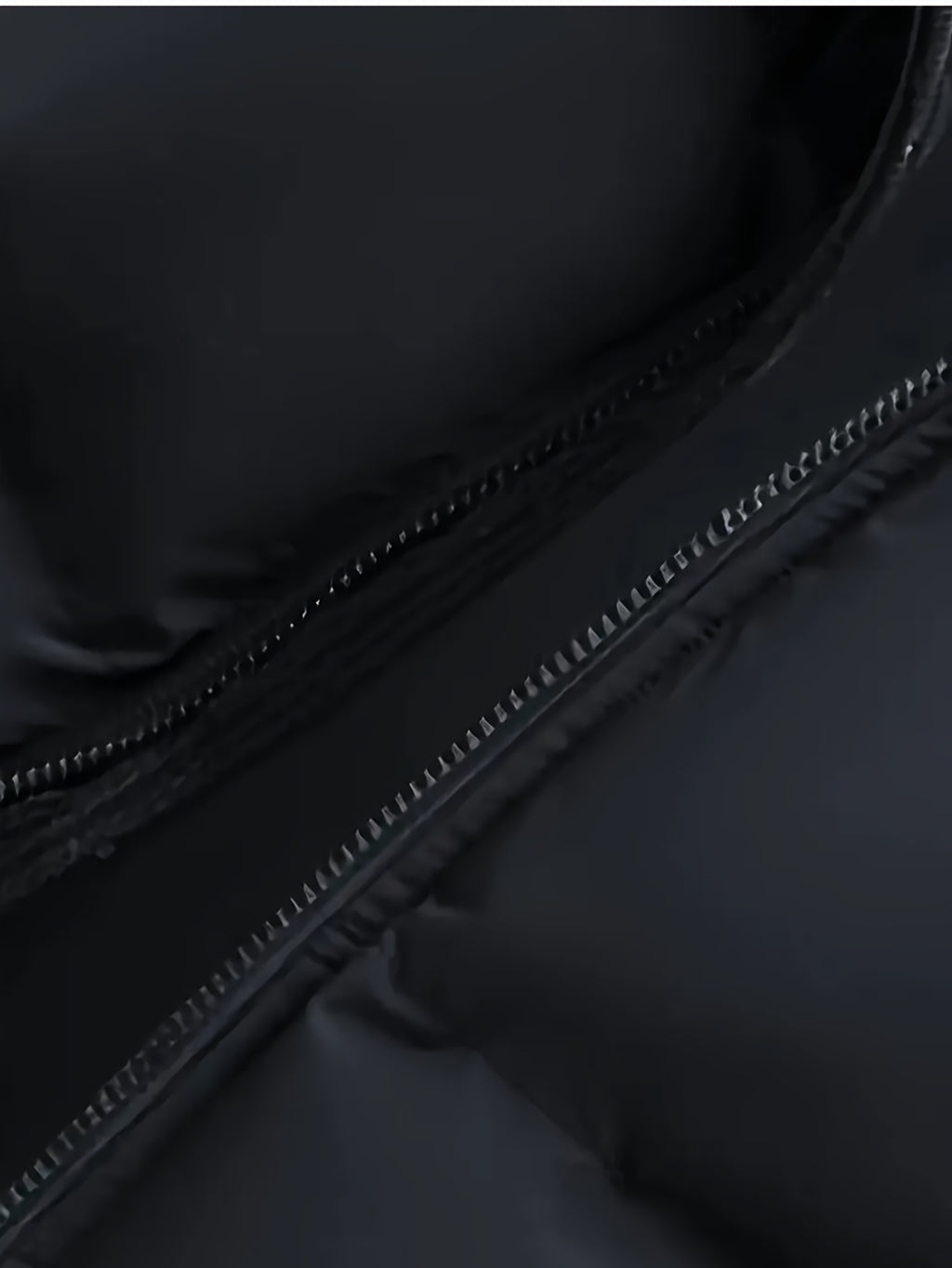 Men's Thickened Winter Jacket - Warm Windproof Hooded Outerwear, Polyester Fiber Filling Suitable for Cold Weather, Outdoor Activities - for Teens and Adults, Seasonal Layering, Casual Outerwear, Comfortable and Warm - Black