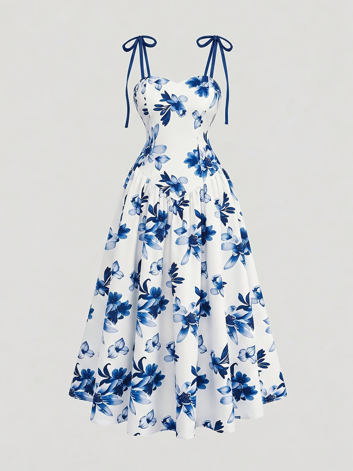 Elegant Sleeveless Dress, Perfect for Vacation Beaches, Streets, and Other Occasions, New Spring/summer Style - Blue