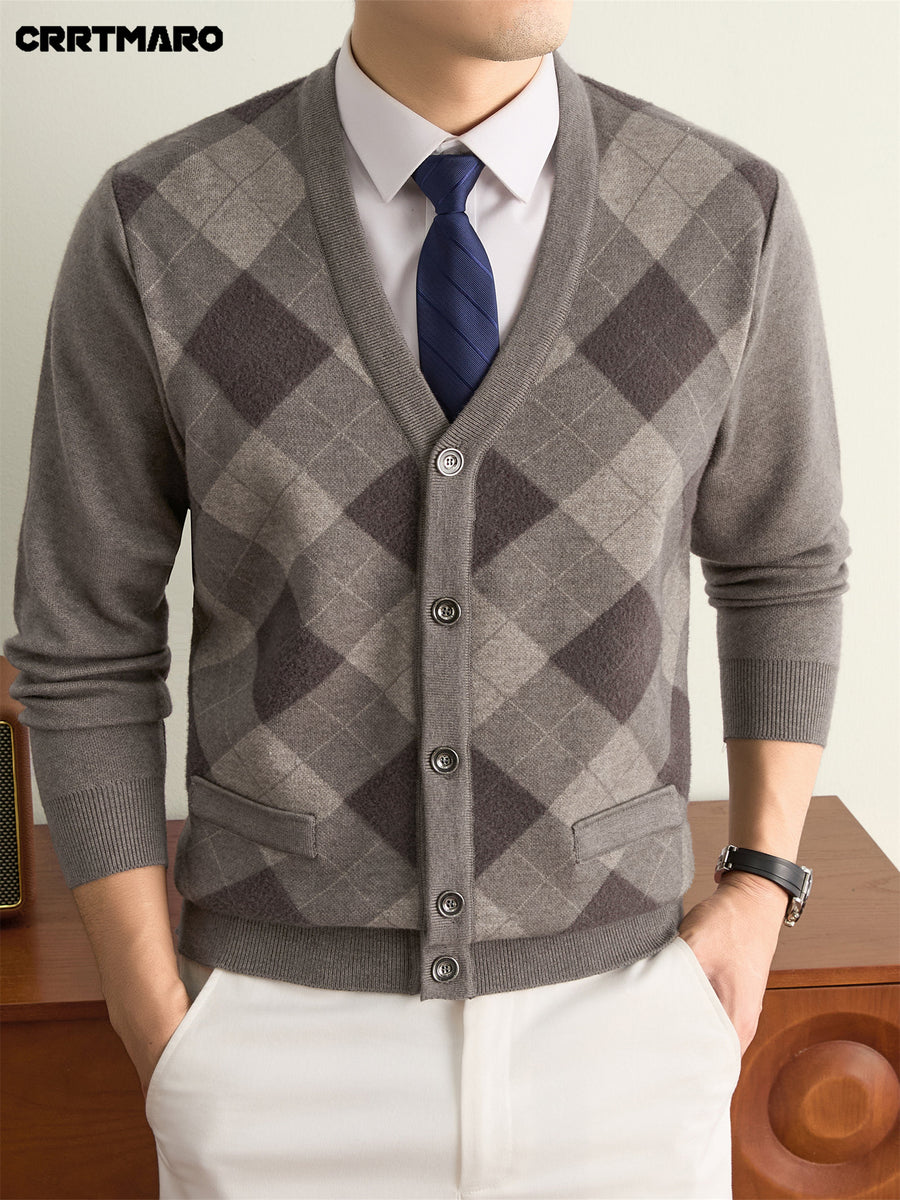 Men'S Pullover Sweater, Warm Casual Layering Top for Fall And Winter - Camel