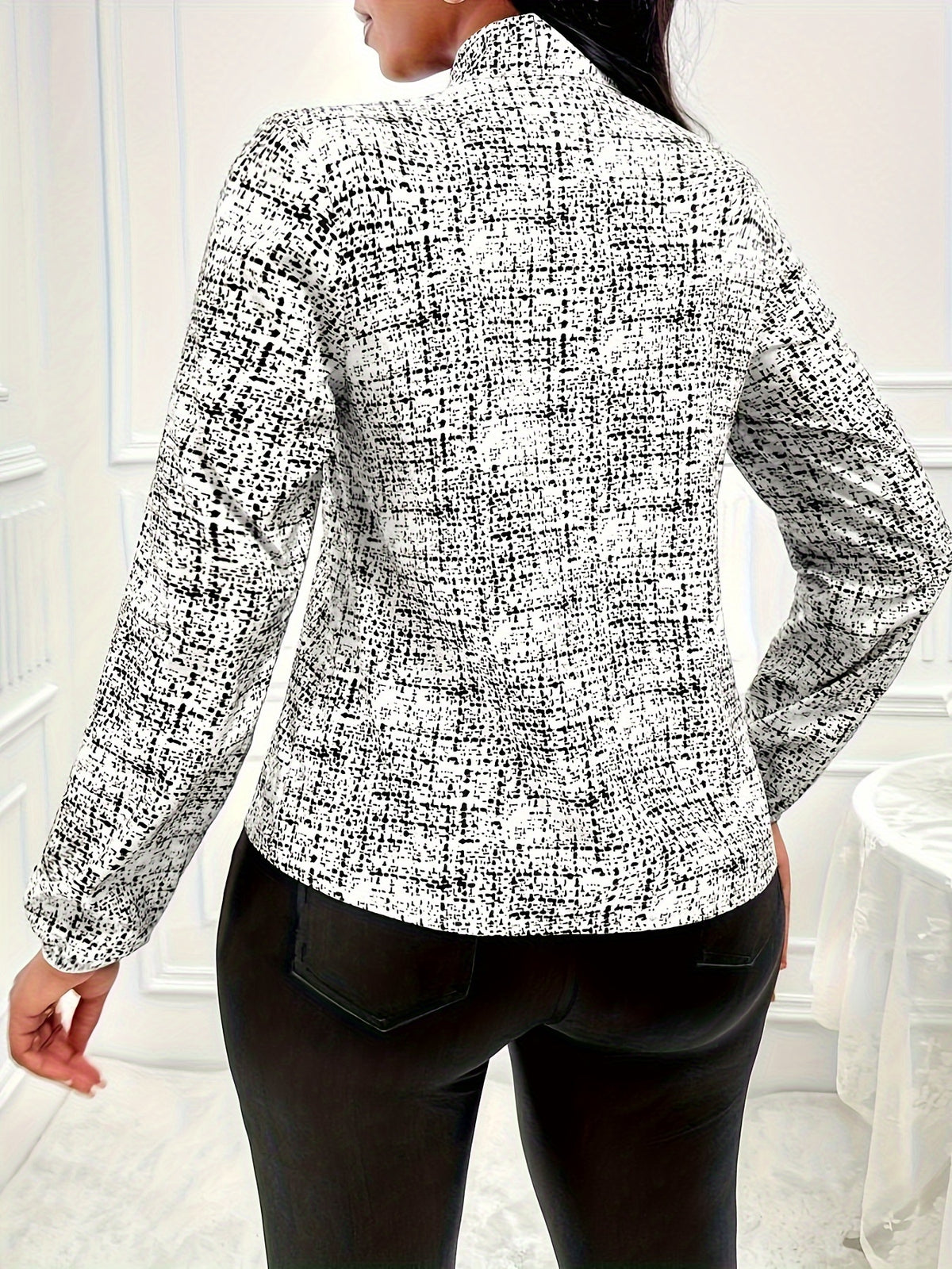 Elegant and Fashionable Women's Shirt - White
