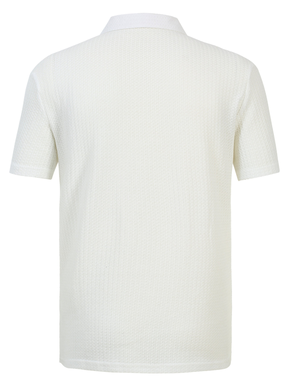 Thin and Breathable Men's Business Polo Shirt, Short Sleeve, Golf Sport, Simple Solid Color Design, Durable and Versatile for Daily Casual Wear, Men's Summer Short Sleeve - White