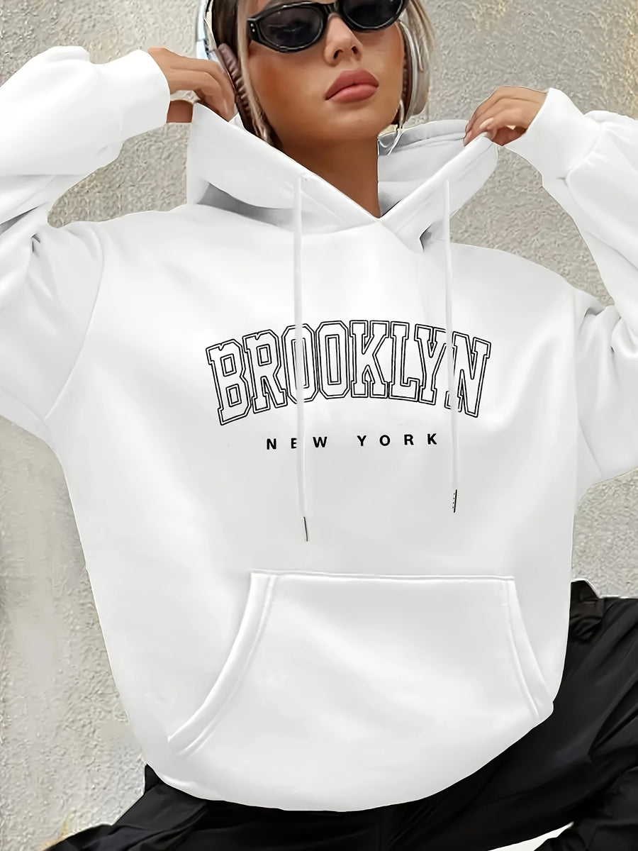 Women's Fashion Hoodie - White