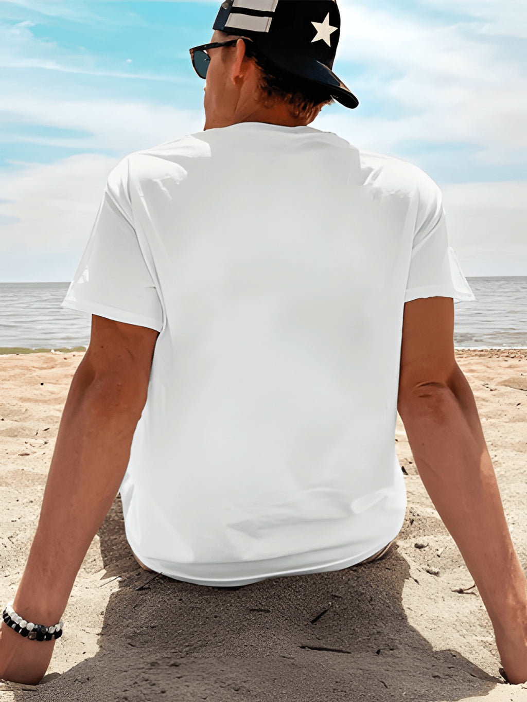 Pixel Art Style Coffee Time Men's Pure Cotton T-Shirt, "CO:FF:EE TIME" Letter Print, Features a Simple Everyday Vibe, Breathable and Skin-Friendly for No Sweaty Feel, High Elasticity with No Deformation, Versatile Crew Neck Fit for a Slimming Look - White