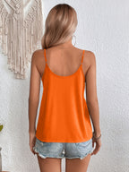 Women'S Casual Fashion Vest - Orange