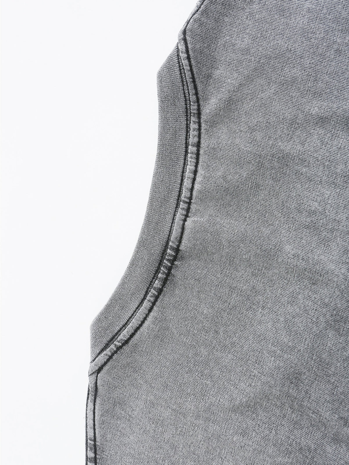 Men's Fashion Short-Sleeve Washed Distressed T-Shirt with "G" Letter Graphic Print, Suitable for Daily, Streetwear, Vintage, and Other Styling Approaches - Light Grey