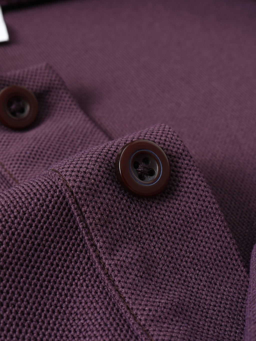 GC2-3510# A New Long-Sleeve Polo Shirt for The Autumn And Season Featuring a Minimalist Mountain Pattern Print. It Boasts a Classic And Mature Design with a High-Quality Feel. The Collared Top Is Made from Comfortable And Breathable Fabric That Is W - Grape Purple