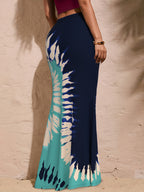 Women's Elegant Bodycon Pencil Skirt - Long Length Skirt Suitable for Spring/Summer, Soft Breathable Suitable for, Office, Semi-Formal Wear, Machine Washable Pencil Skirt for Blouses & Outfits - Multicolor