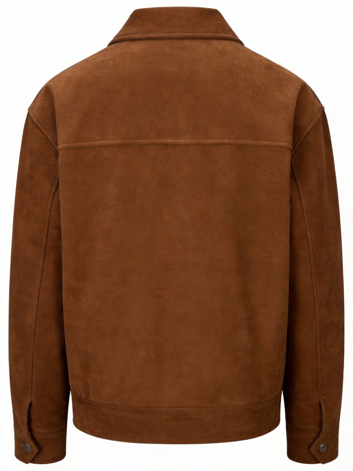 2026 Spring/Autumn New European and American Men's Lapel Jacket, Daily Fashion Commuting Party Date Coat, Workwear Style, Simple Outdoor Sports - Coffee Color