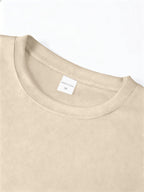 Men'S Casual Sports Short Sleeve T-Shirt with Gradient Diagonal Stripe Pattern Comfortable Breathable Quick-Drying Cool Suitable for Daily Wear Outdoor Jogging Available in 8 Colors Suitable for All Seasons - Apricot