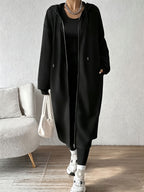 Women's Fashion Color-Block Zip-Up Jacket with Various Butterfly Pattern Prints - Black