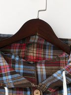 Plus Size - Plus Size - Women'S Plus Size Plaid Fleece Fabric Casual Elegant Hooded Shirt, with Pockets, Mid-Length, Spring Autumn New Year Outfit - Red Box