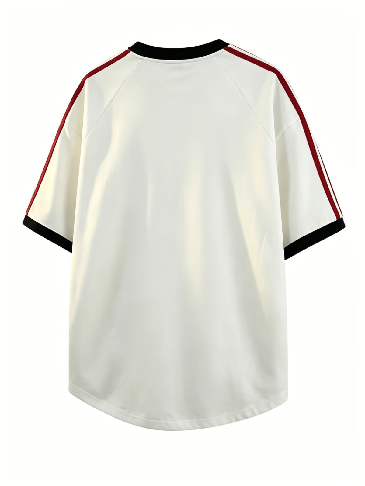 Officially Licensed by Warner Bros. Men'S 100% Crew Neck Short Sleeve T-Shirt, Superman Shield Logo Print, Vintage Sport Stripe Design, Soft Breathable Casual Tee for Summer, Daily Wear, Travel & Gym - White