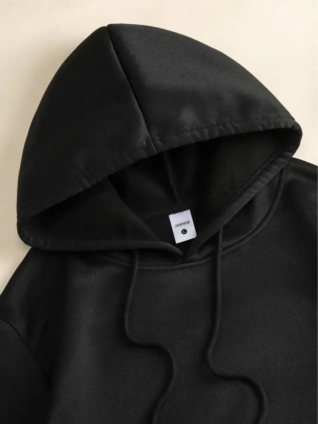 Men's Hoodie - Street Style Hoodie, Loose Fit for Daily and Formal Wear, Urban Style, Style Pattern Printed Design, Durable Material, Casual Top, Urban Lifestyle - Heavy Duty Hoodie for Winter Warmth with Velvet - Black