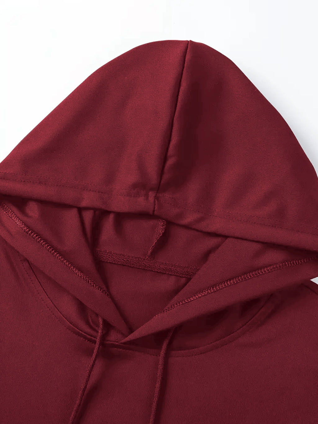 Men's Hooded Short-Sleeve Dark Graffiti Joker Print, a Summer Essential for Men. Features a Comfortable Patterned Print, Suitable for Multiple Occasions, and Is the Top Choice for Fitness and Outdoor Sports Enthusiasts - Burgundy