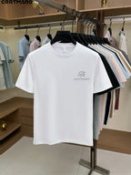 Kartmar CRRTMARO Summer New Round Neck Quick-Dry Short Sleeve T-Shirt Men'S Youth Loose Casual Short Sleeve Top Men'S Clothing SP - White