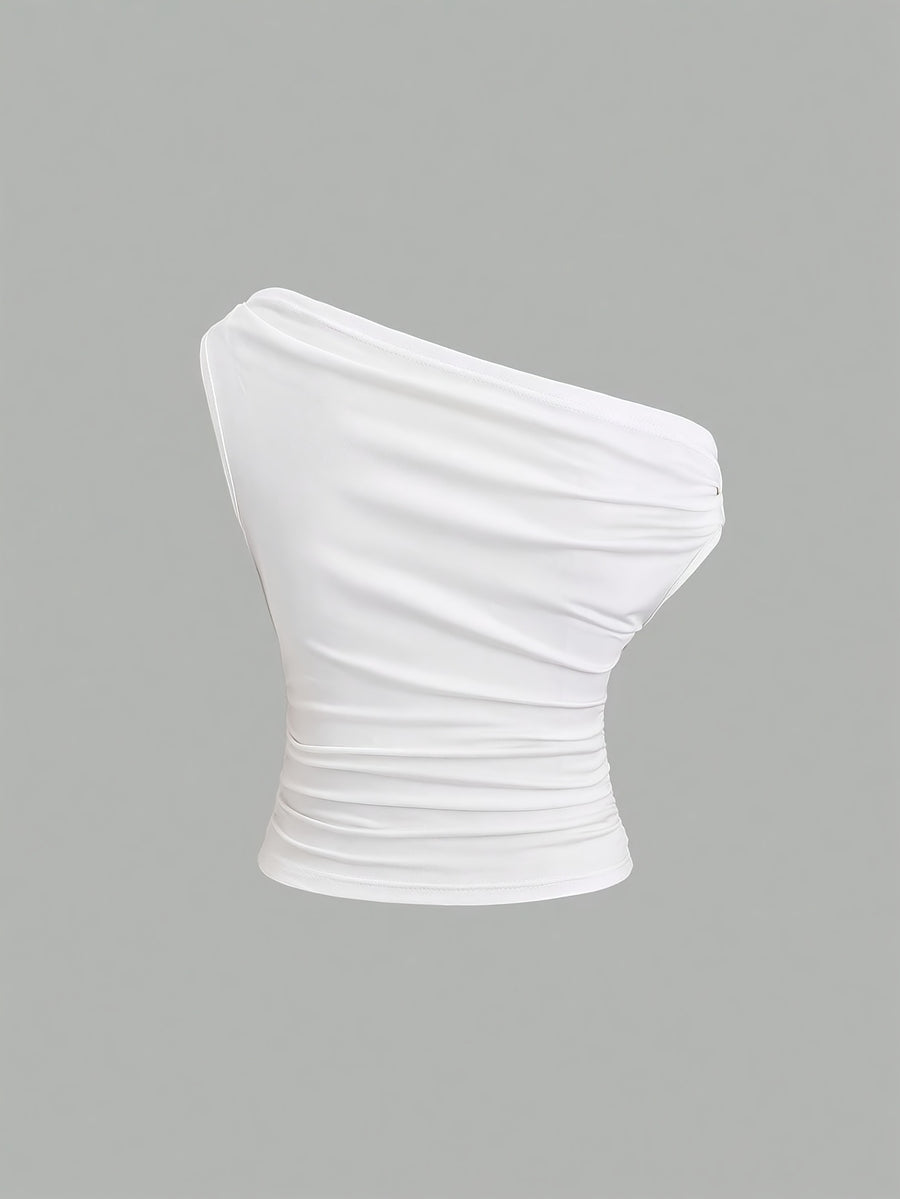 Women'S Fashion Top - White