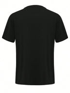 Men'S Short-Sleeve Top with a Three-Color Patchwork Design, Featuring a Logo. Manufactured by a Factory for All Seasons, This Comfortable And High-Quality Casual Sportswear Is Tailored for Men - Mixed Color 10