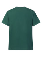 Heavyweight Men's 100% Pure Cotton Crew Neck Printed T-Shirt, a Stylish and Versatile High-Quality Top, an Essential for Daily Wear, Street Jogging, and Other Casual Outfits - Green