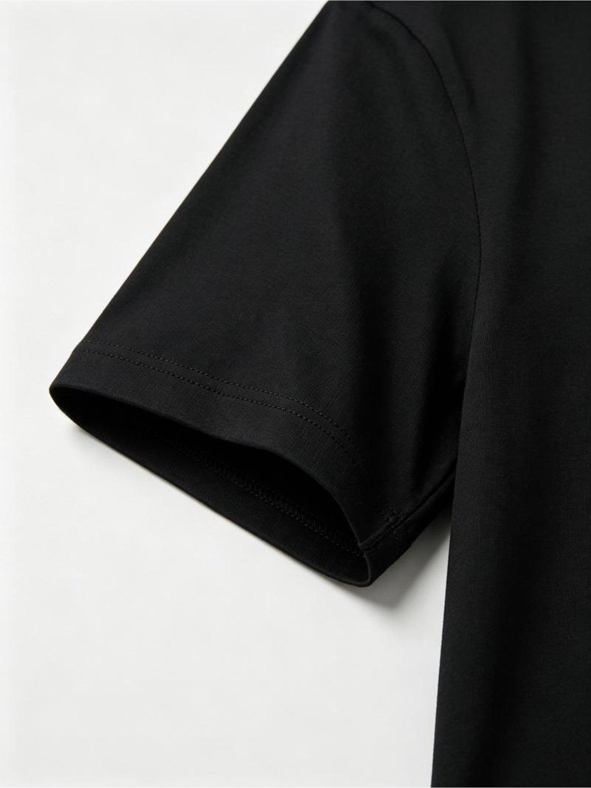 Men'S Henley Shirts, 8pcs Black V-Neck Short Sleeve, Polyester Material, Soft And Skin-Friendly, Multiple Sizes Available, Stylish And Comfortable for Daily Wear, Casual Outings - 8 Black