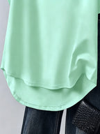 Loose Fit Comfortable Hooded Design Moon And Floral Intertwined Mystical Pattern Print All-Over Print Comfortable Versatile Style Summer New Y2K Style Women's Wear Elegant Fashion Comfortable T-Shirt Top - Viridity